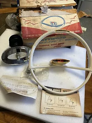 NOS Sealed Vintage Attwood Boat Mariner Steering Wheel W Mounting 9020 9035 Wow • $350