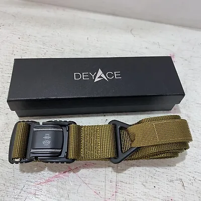 DEYACE Magnetic Belt 1.5Inches Mens Magnetic Stretch Nylon Belt With Quick Large • $14.98