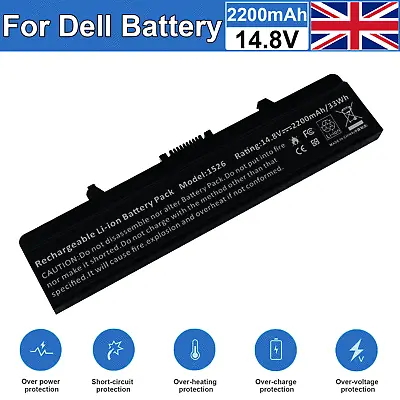£13.99 • Buy Replace Battery For Dell Inspiron 1525 1526 1440 1545 1546 1750 1440 GW240 X284G