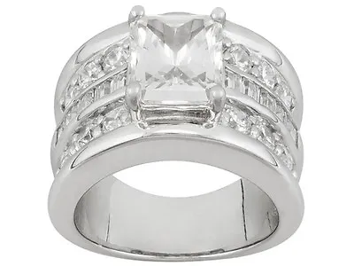$34.95 • Buy Jose Hess For Bella Luce (r) 925  Sterling Silver Ring With 9.40ct Cz  Size 10 