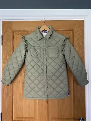 Girls Laura Ashley Green Jacket Age 10 • £9