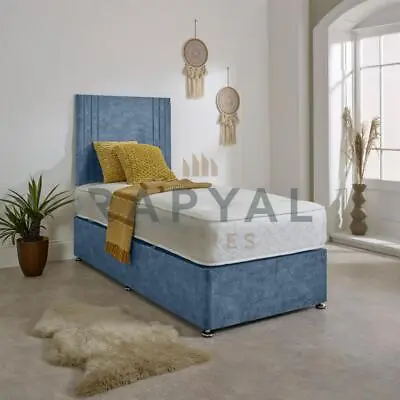 *NEW*  Single Divan Bed 2FT6/3FT With Mattress & Headboard + Drawers • £209.99