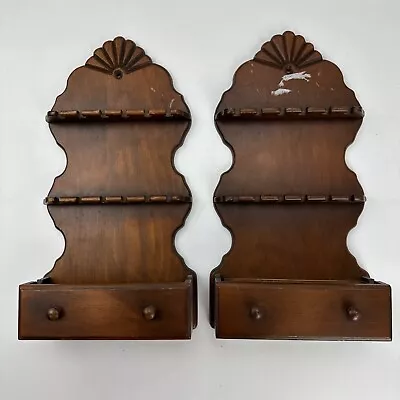 Wooden Display Rack Miniature Souvenir Spoon Holder (Lot Of 2) • $29.99