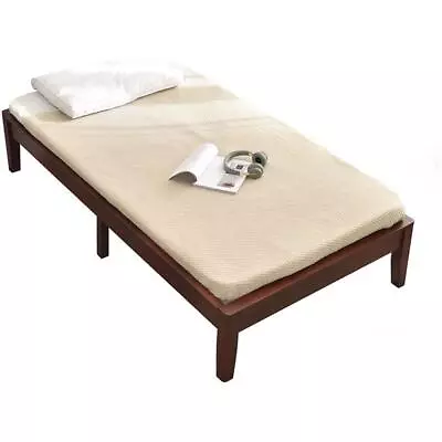Better Home Products Stella 42 X 80  Wood Twin Platform Bed Frame In Mahogany • $124.96