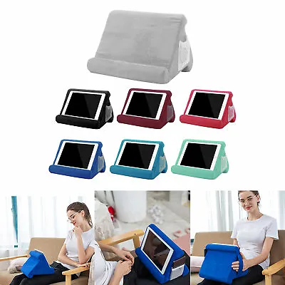 360° Pillow Lap Stand For IPad Holder Tablet Multi-Angles Phone Cushion • £11.89