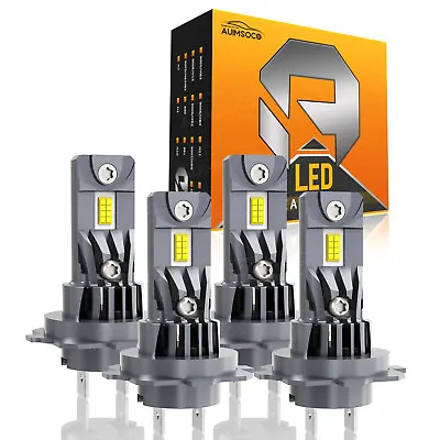 4x H7 LED Fog Driving Light Bulbs Kit DRL 100W 330000LM Super Bright 6000K White • $79.99