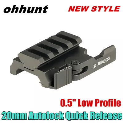 QD Quick Release Riser Mount Red Dot Scope Riser Mount Fit 20mm Picatinny Rail • $12.99