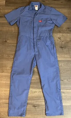 Vintage Dickies Coveralls Men's Size 40 Regular (M/L)  Blue Short Sleeve Grunge • $49.99