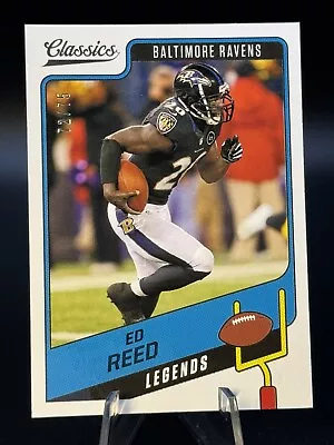 2021 Panini Classics - Legends Blue Back #119 Ed Reed /75 • $4