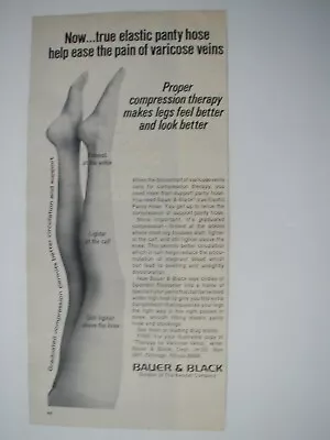 1975 Bauer & Black Compression Therapy VINTAGE PRINT AD LO57 • $4.99