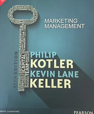 Marketing Management 15th Edition By Philip Kotler Kevin Lane Keller • $16.95