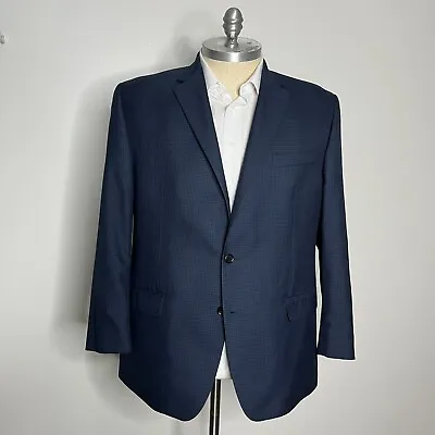 Ralph Lauren Blazer Mens Blue Check Size 48R • $58.99