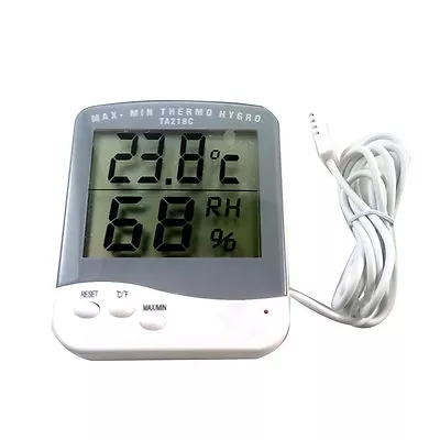 Digital Thermometer Hygrometer Humidity Monitor Probe For Egg Incubator Hive • $29.69