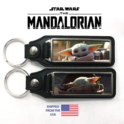 Baby Yoda Mandalorian Star Wars Key Fob Key Ring Keychain (2-Pack) • $15.99