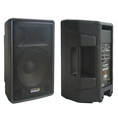 15  4 Ohm Powered Speaker Active Pro DJ Stage PA TWS Karaoke KTV Audio Speaker • $258.99