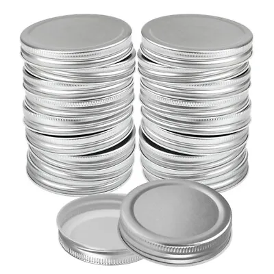 Canning Lids Stainless Steel Canning Jar Lids For Mason Ball Reusable Metal Caps • $11
