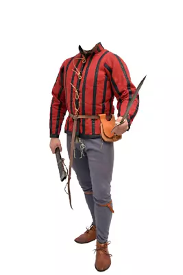 Medieval Doublet Cotton Padded Armor Jacket Protective Fighting Arming Coat Larp • $82.99