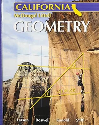 Holt McDougal Larson: Geometry California • $8.94