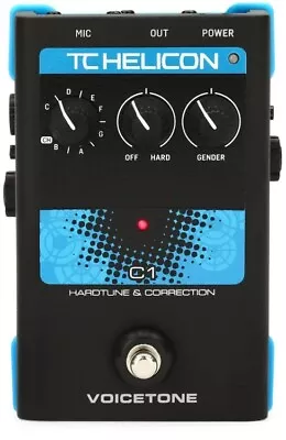 TC-Helicon VOICETONE-C1 HardTune And Pitch Correction Pedal Stompbox AWESOME • $85