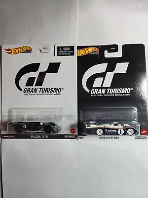 Hot Wheels Premium Gran Turismo Porsche 962 And Mazda 787B  • $26