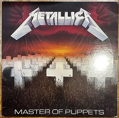 Metallica Master Of Puppets 1986 Vinyl LP Elektra 1st Print 60439-1 • $165