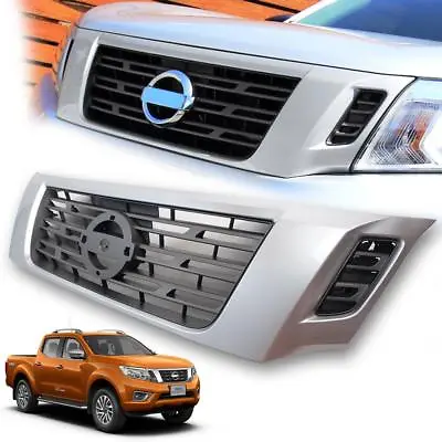 Fit 2015-2018 Nissa Navara NP300 Front Assembly Bumper Grille Grey Cover • $379.75