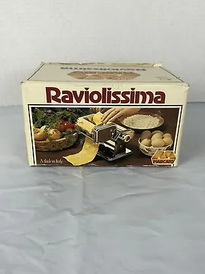 Vintage OMC Marcato Raviolissima Ravioli Pasta Maker Attachment Made In Italy • $24.95