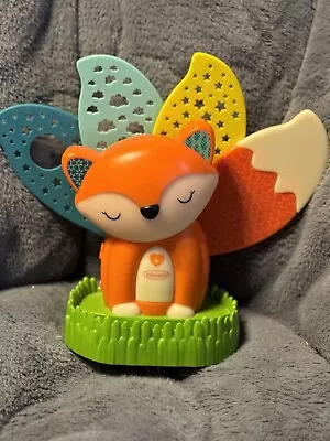 Infantino 3 In 1 Musical Soother & Night Light Projector Orange Fox. Works!  • $25