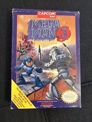 Mega Man 3 (Nintendo NES 1990) CIB  • $99