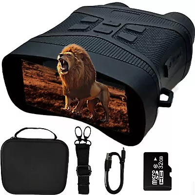 Night Vision Goggles - 4K 42 MP Night Vision Binoculars 3'' Large Screen 5x Zoom • $99