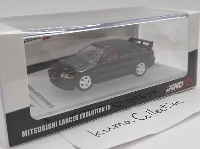 Mitsubishi Lancer Evolution Iii Black 1995 Inno64 Inno 1/64 #in64-evo3-bla • $119.99
