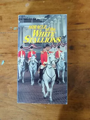 Miracle Of The White Stallions Disney VHS Cassette Robert Taylor Lilli Palmer  • $6