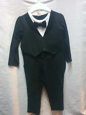 H & M 2 Piece Smart Tuxedo Outfit - 12-18 Months  • £12.99