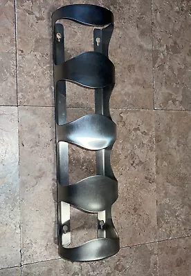 $20 • Buy IKEA Wine Rack 4 Bottle Holder Stainless Steel Wall Mount