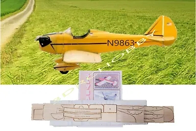 Fly Baby 40  Wingspan RC Airplane Laser Cut Balsa Ply Short Kit W/ Plans • $89.99