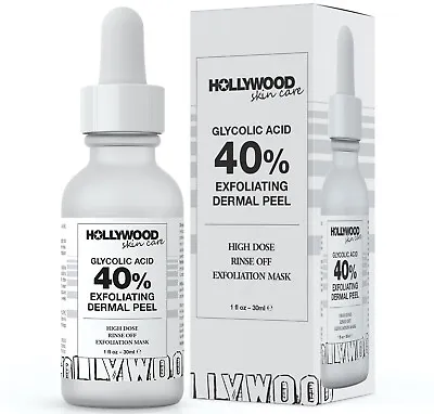 Glycolic Acid Peel Chemical Face Peel Kit Medical Grade Pure Acne Scars Wrinkles • $22.98