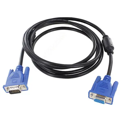 VGA Extension Cable 6 Ft 1.8M For LED LCD TV Monitor Male To Female 15-pin M-F • $8.29