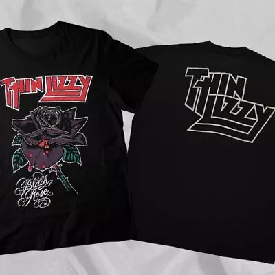 1979 Thin Lizzy The Black Rose Rare Vintage Double Sided T-Shirt • $18.98