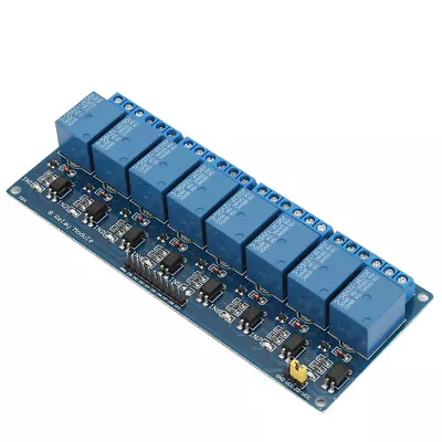 12V 8Channel Relay Module With Optocoupler Isolation Blue Board PLC Relay Module • $11.72