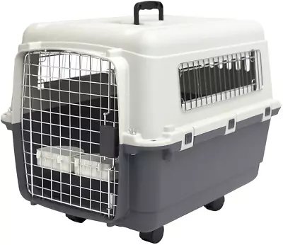 Travel Kennel XXL Extra Large Big Oversized Crate Dog Plastic Pet Carrier Caster • $122.99