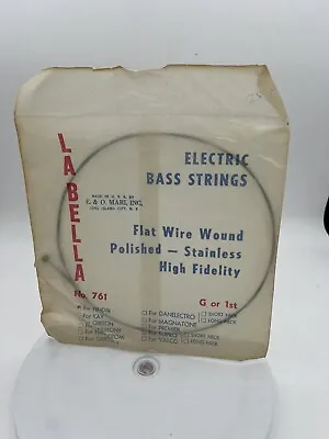 La Bella Flat Wire Wound Electric Bass Strings G Or 1st For Fender • $19.79