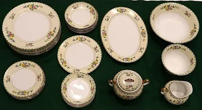29-pc Vintage China Dinnerware Set Rare Hand-Painted Meito  Chanhale  Pattern • $59