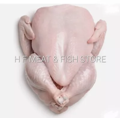 British Whole Chicken 1200gm X 2 Skin On  -halal- Dpd Next Day Delivery/ • £18.99