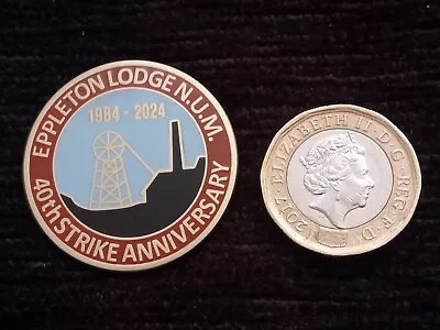 Eppleton Lodge Num 40th Strike Anniversary Enamel Badge  • £6.99