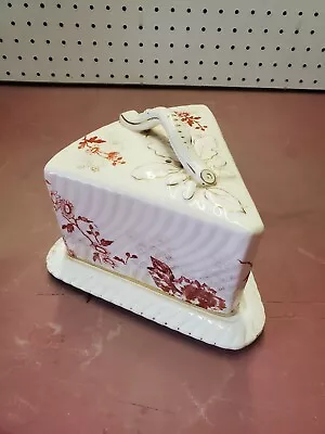 $69.99 • Buy Antique Franz Anton Mehlem Covered Cheese Dish/Keeper Bonn Germany