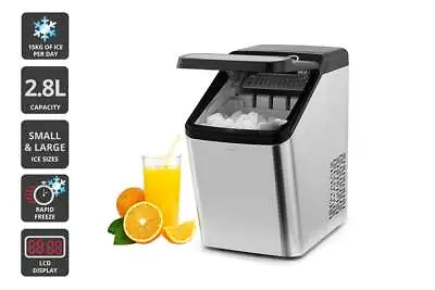 Kogan 15kg Ice Cube Maker With Self-Cleaning (Stainless Steel) Ice Makers • $184.05