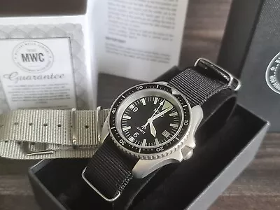 MWC Quartz Military Divers Watch With Sapphire Crystal BEST SELLER +grey Strap • £225