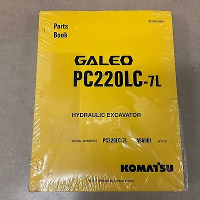 Komatsu PC220LC-7L PARTS MANUAL BOOK CATALOG LIST HYDRAULIC EXCAVATOR HOE GUIDE • $49.99