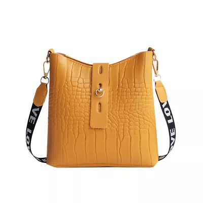 Ladies Cross Body Messenger Bag Women Shoulder Over Bags Faux Leather Handbags • £6.99