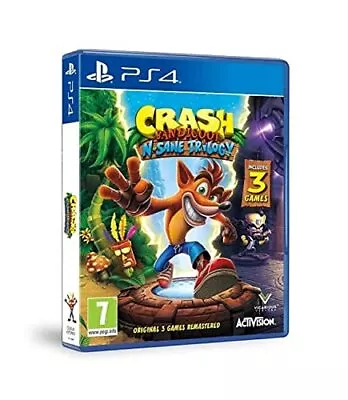 Crash Bandicoot N.Sane Trilogy (PS4) - Game  6NVG The Cheap Fast Free Post • $49.51